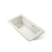 KOHLER K-1123-W1 Archer 60" x 32" drop-in bath with Bask heated surface, biscuit