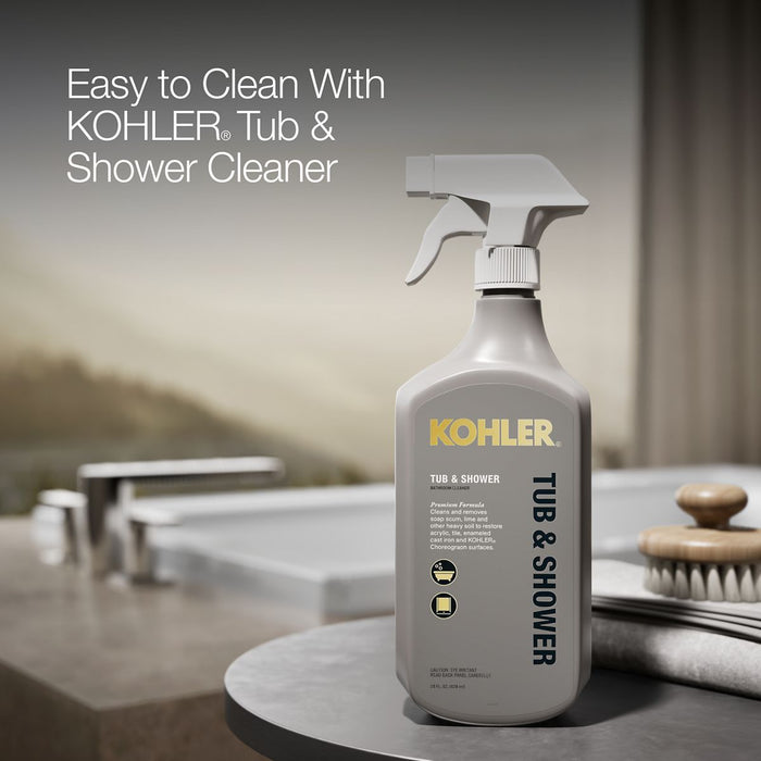 KOHLER K-1123-W1 Archer 60" x 32" drop-in bath with Bask heated surface, white - view 5