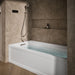 KOHLER K-1124-GHLA Archer 72" x 36" alcove Heated BubbleMassage air bath, left drain, white - view 2