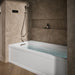 KOHLER K-1124-HL Archer 72" x 36" alcove whirlpool bath with alcove, left drain, white - view 3