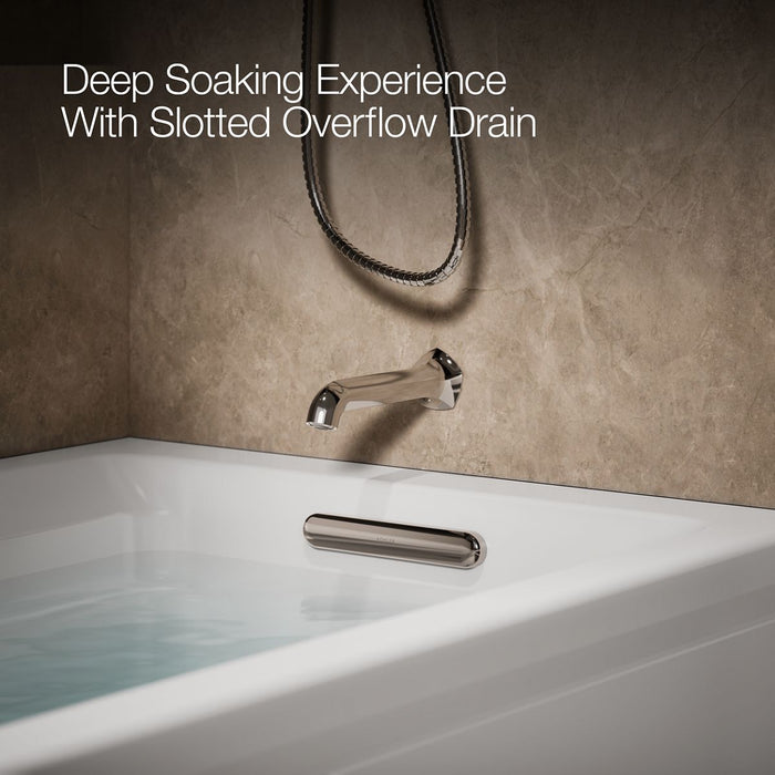 KOHLER K-1124-HR Archer 72" x 36" alcove whirlpool bath, right drain, white - view 2