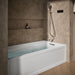 KOHLER K-1124-HR Archer 72" x 36" alcove whirlpool bath, right drain, white - view 4