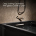 KOHLER K-1124-LA Archer 72" x 36" alcove whirlpool bath with alcove, left drain, black black - view 4