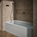 KOHLER K-1124-LA Archer 72" x 36" alcove whirlpool bath with alcove, left drain, ice grey - view 3