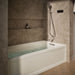 KOHLER K-1124-RA Archer 72" x 36" alcove whirlpool bath, right drain, biscuit - view 4