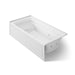 KOHLER K-1124-XGHRA Archer 72" x 36" alcove Heated BubbleMassage air bath and whirlpool, right drain, white