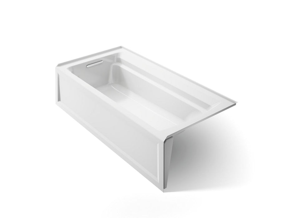 KOHLER K-1125-LA Archer 72" x 36" alcove bath, left drain, white