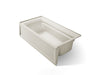 KOHLER K-1125-RA Archer 72" x 36" alcove bath, right drain, biscuit