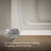 KOHLER K-1125-RA Archer 72" x 36" alcove bath, right drain, biscuit - view 3