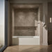 KOHLER K-1125-RA Archer 72" x 36" alcove bath, right drain, biscuit - view 5