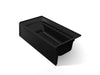 KOHLER K-1125-RA Archer 72" x 36" alcove bath, right drain, black black