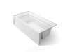 KOHLER K-1125-RA Archer 72" x 36" alcove bath, right drain, white