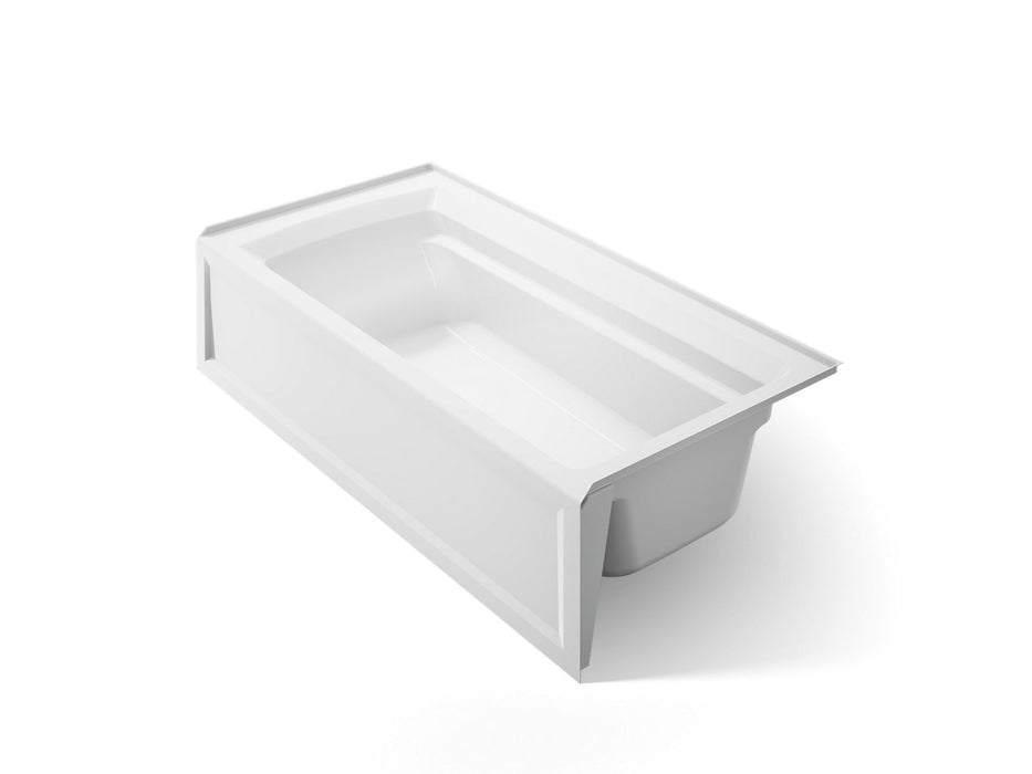 KOHLER K-1125-RA Archer 72" x 36" alcove bath, right drain, white