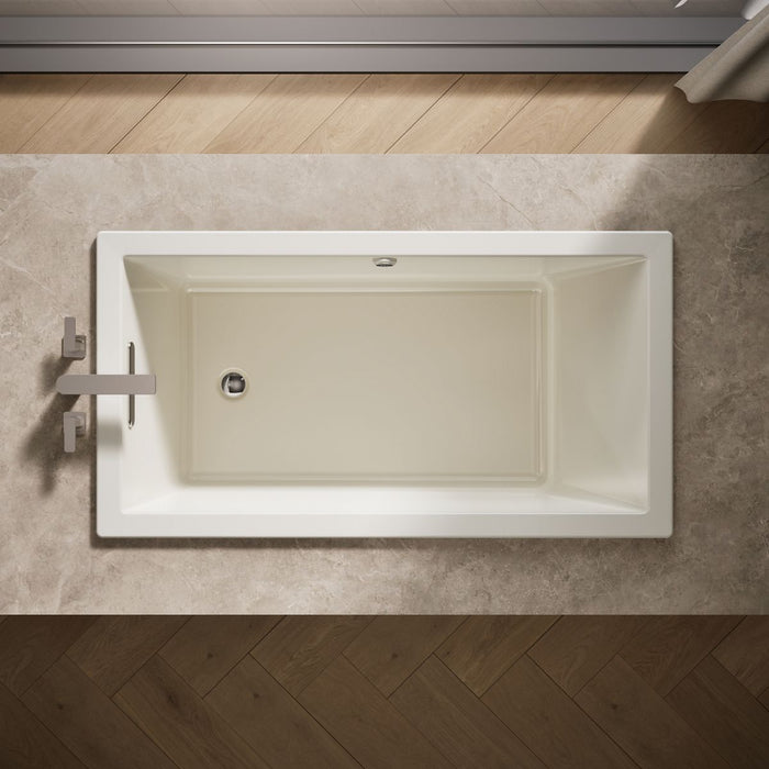 KOHLER K-1130-W1 Underscore 60" x 32" drop-in bath with Bask heated surface