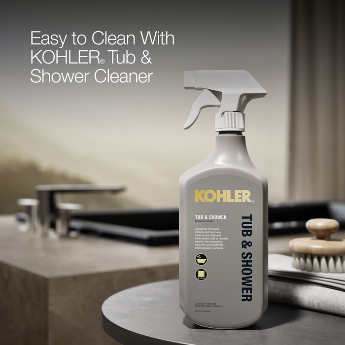 KOHLER K-1130-W1 Underscore 60" x 32" drop-in bath with Bask heated surface