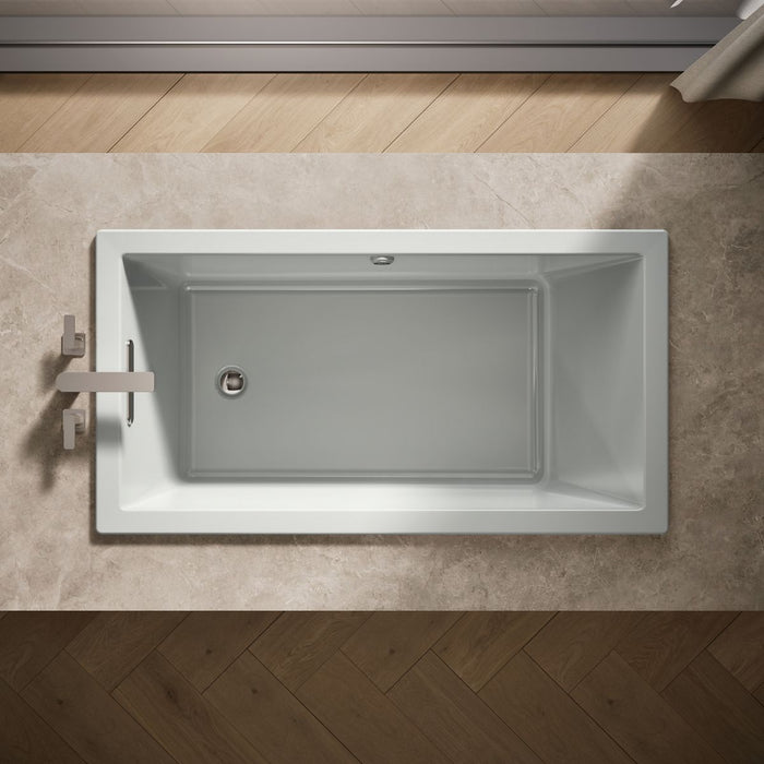 KOHLER K-1130-W1 Underscore 60" x 32" drop-in bath with Bask heated surface