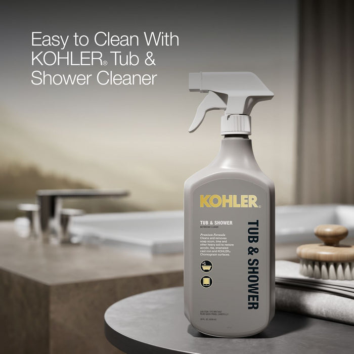 KOHLER K-1130-W1 Underscore 60" x 32" drop-in bath with Bask heated surface