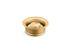 KOHLER K-11352 Disposal flange with stopper, vibrant brushed moderne brass
