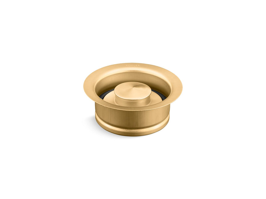 KOHLER K-11352 Disposal flange with stopper, vibrant brushed moderne brass