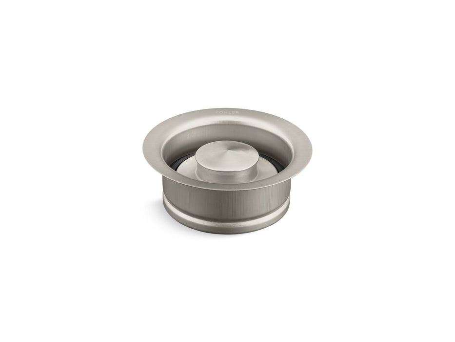 KOHLER K-11352 Disposal flange with stopper, vibrant brushed nickel