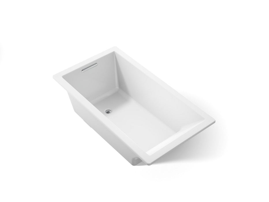 KOHLER K-1136 Underscore 66" x 36" drop-in bath, white