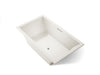 KOHLER K-1137 Underscore 72" x 42" drop-in bath, biscuit
