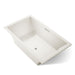 KOHLER K-1137 Underscore 72" x 42" drop-in bath, biscuit - view 5
