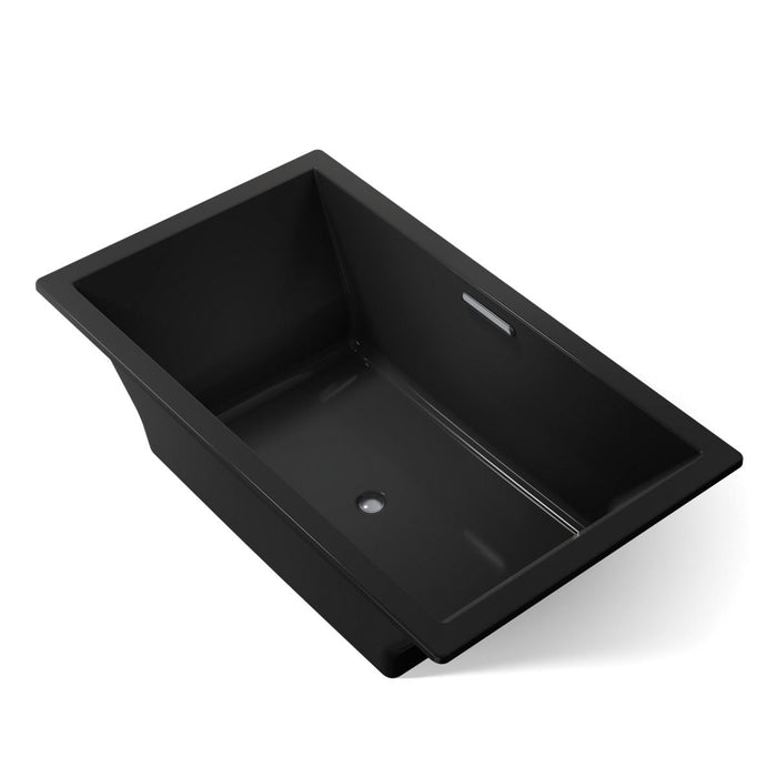 KOHLER K-1137 Underscore 72" x 42" drop-in bath, black black - view 5