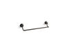 KOHLER K-11410 Bancroft 18" towel bar, oil rubbed bronze