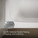 KOHLER K-1150-RA Bancroft 60" x 32" alcove bath right drain, white - view 2