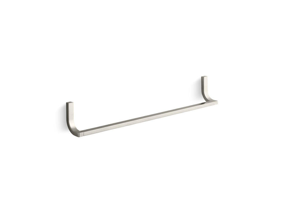 KOHLER K-11581 Loure 24" towel bar, vibrant brushed nickel