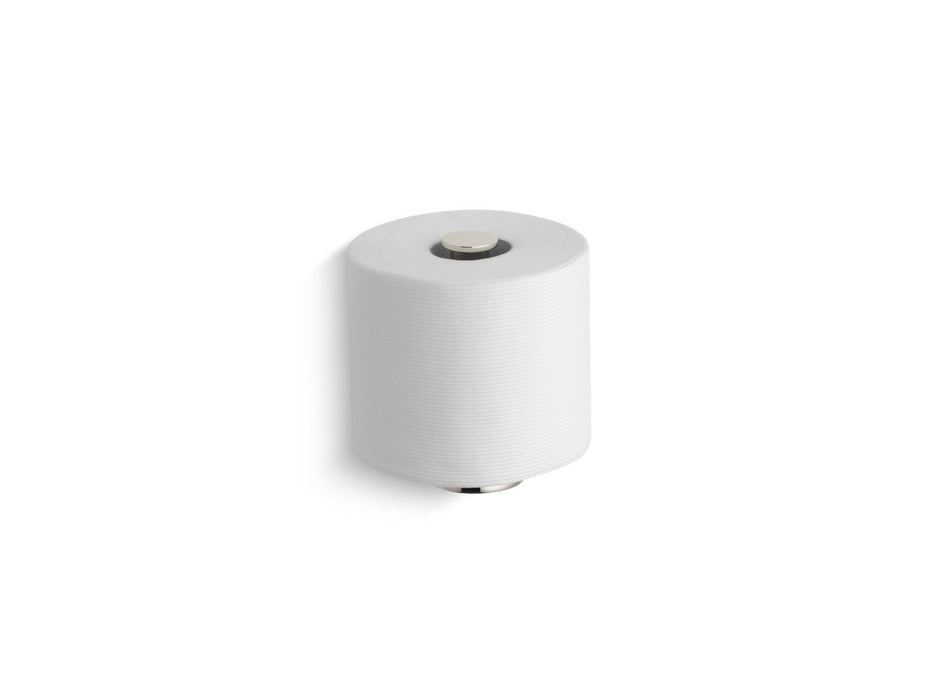 KOHLER K-11583 Loure Vertical toilet paper holder, vibrant polished nickel