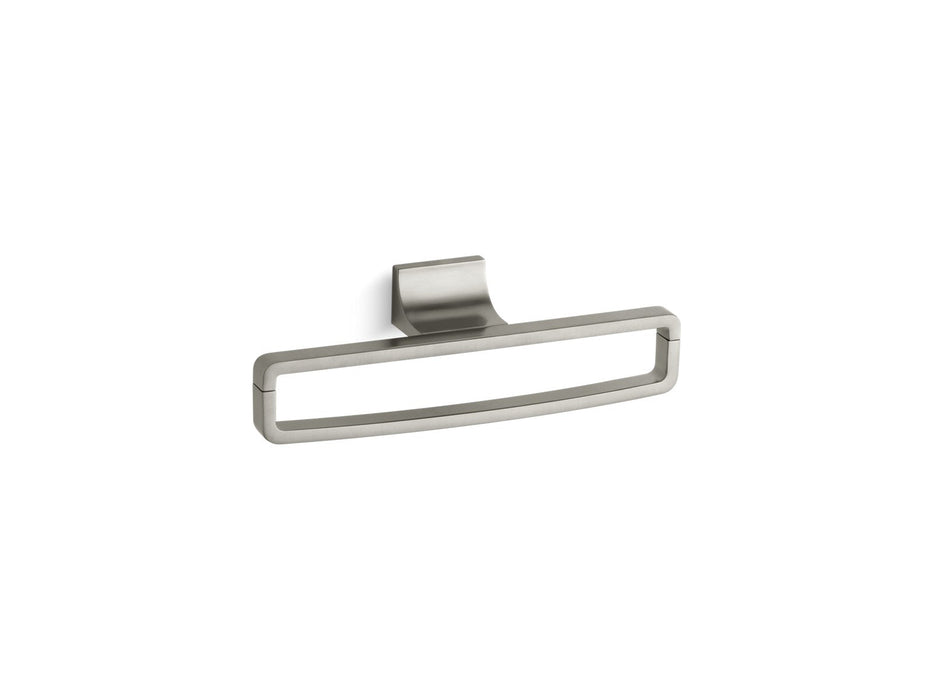 KOHLER K-11587 Loure Towel ring, vibrant brushed nickel