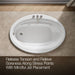 KOHLER K-1162 Sunward 60" x 42" drop-in whirlpool bath, white - view 5