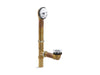 KOHLER K-11660 Swiftflo 1-1/2" adjustable drain, 17-gauge brass, for 14" to 16" baths, polished chrome