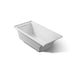 KOHLER K-1167-GHLF Underscore 60" x 30" alcove Heated BubbleMassage air bath, left drain, ice grey