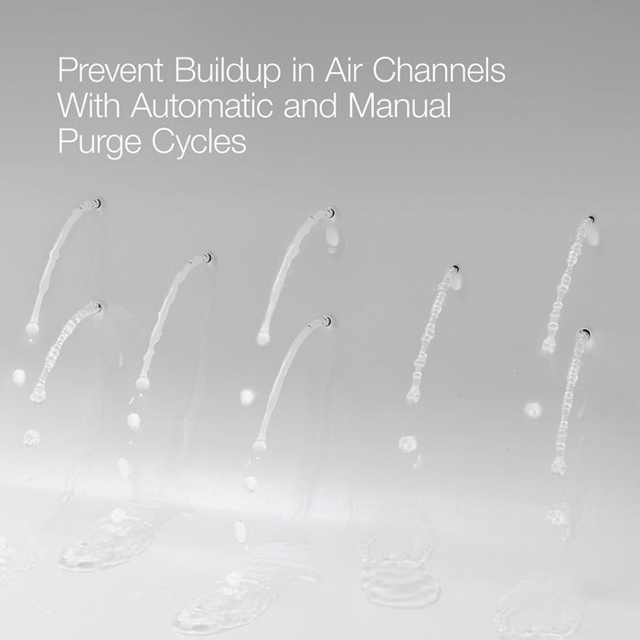 KOHLER K-1167-GHRF Underscore 60" x 30" alcove Heated BubbleMassage air bath, right drain, biscuit - view 4