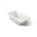 KOHLER K-1167-JLH Underscore 60" x 30" drop-in/alcove heated whirlpool bath, left drain, biscuit