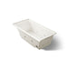 KOHLER K-1167-JRH Underscore 60" x 30" drop-in/alcove heated whirlpool bath, right drain, biscuit