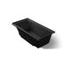 KOHLER K-1167-JRH Underscore 60" x 30" drop-in/alcove heated whirlpool bath, right drain, black black