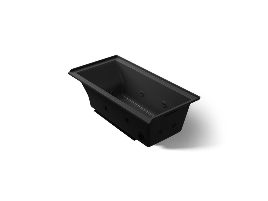 KOHLER K-1167-JRH Underscore 60" x 30" drop-in/alcove heated whirlpool bath, right drain