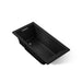 KOHLER K-1167-XHGH Underscore 60" x 30" drop-in Heated BubbleMassage air bath with whirlpool, black black