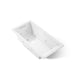 KOHLER K-1167-XHGH Underscore 60" x 30" drop-in Heated BubbleMassage air bath with whirlpool, white