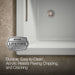 KOHLER K-1168-GH Underscore 60" x 32" drop-in Heated BubbleMassage air bath, ice grey - view 5