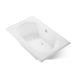 KOHLER K-1170-GHW Memoirs 66" x 42" drop-in Heated BubbleMassage air bath with Bask heated surface, white