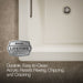 KOHLER K-1173-GHW Underscore 66" x 36" drop-in Heated BubbleMassage air bath, biscuit - view 5