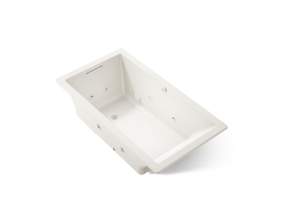 KOHLER K-1173-XHGH Underscore 66" x 36" drop-in Heated BubbleMassage air bath with whirlpool