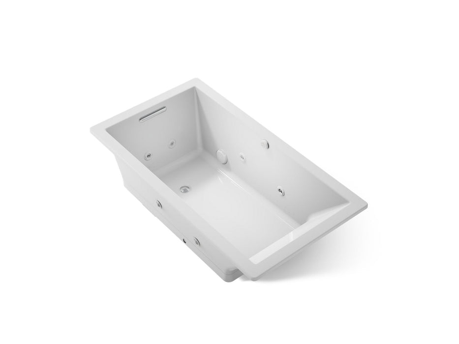 KOHLER K-1173-XHGH Underscore 66" x 36" drop-in Heated BubbleMassage air bath with whirlpool