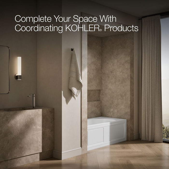 KOHLER K-1184-LA Devonshire 60" x 32" alcove bath, left drain, white - view 3