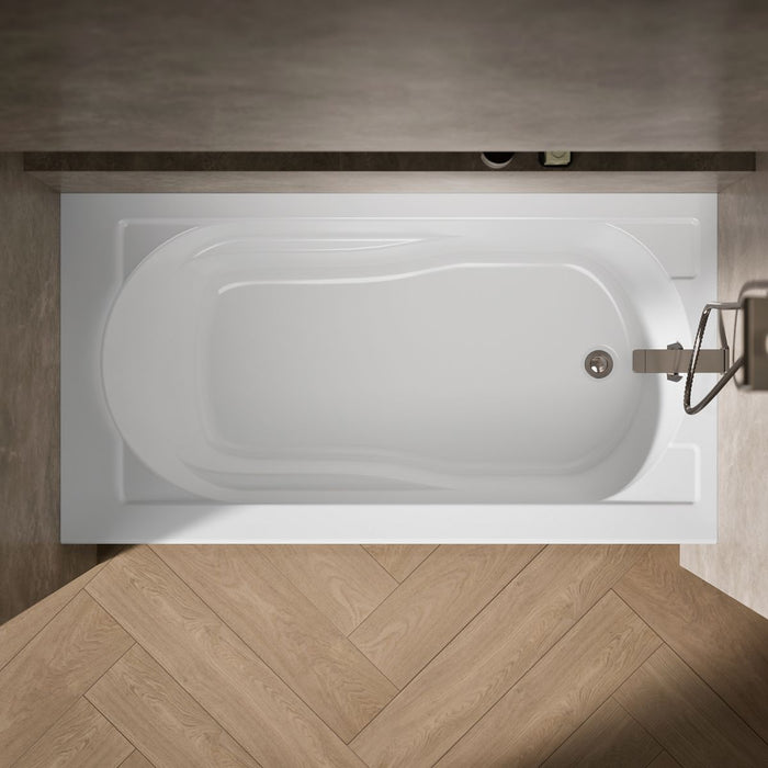 KOHLER K-1184-RA Devonshire 60" x 32" alcove bath, right drain